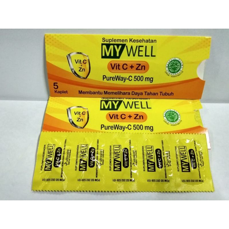 Mywell Vitamin C + Zn 500 mg(Strip)