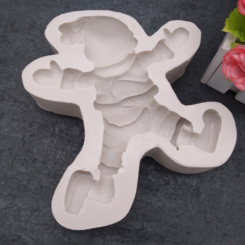 Cetakan Kue Bentuk Santa Claus Bahan Silikon Food grade Tahan Lama Untuk Hadiah Natal