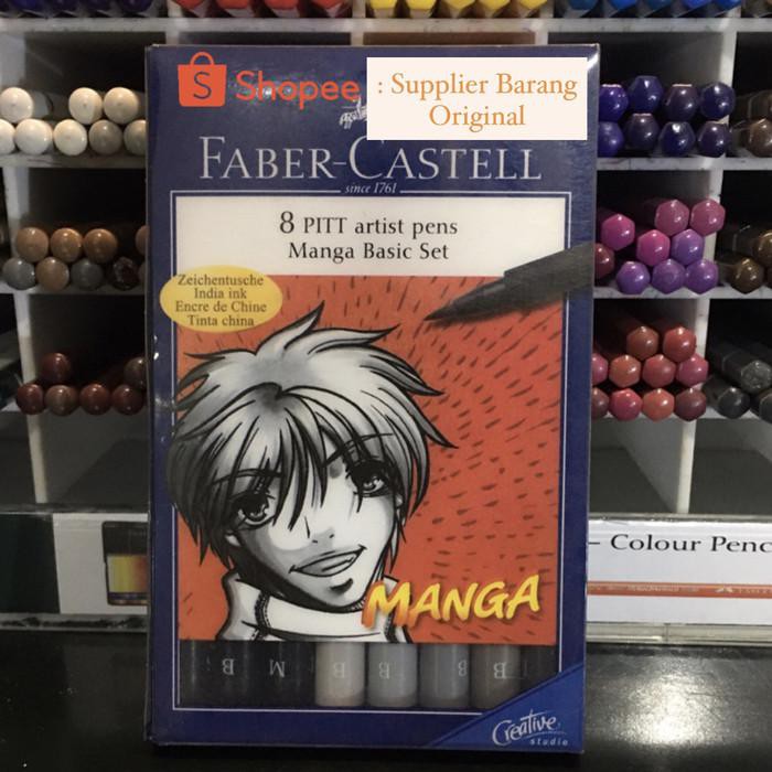 

Art / Faber-Castell | Pitt Artist Pen Manga Set 8