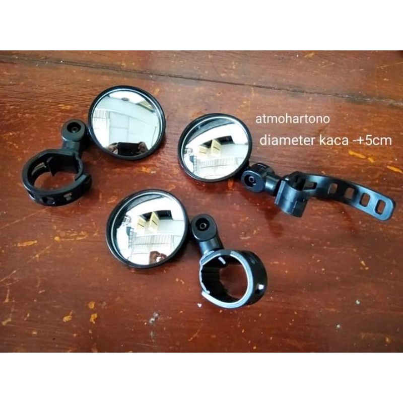 Kaca Spion Supermoto KLX CRF X-RIDE sepeda motor beatstreet WR jalu cembung bulat lebar spion fatbar spion tambahan Original-7