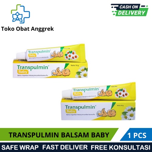 TRANSPULMIN BABY BALSAM/BALSEM UNTUK BAYI/BALSEM PILEK DAN BATUK/BERSIN BERSIN