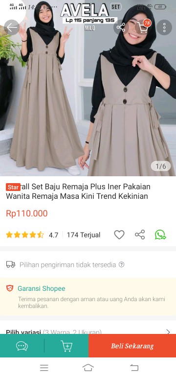 (termurah Se Shopee) Batik Couple Andhini Kebaya Couple Brukat Anabel - Bs073