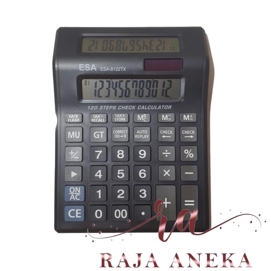 

[PRODUK GMBZ0] Kalkulator Layar Lcd Led menyala Calculator Besar Esa 8810 12 digit cek ulang 2 layar bolak balik AJZ