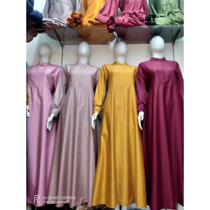 Gamis polos Toyobo / gamis toyobo / gamis toyobo murah / gamis toyobo
