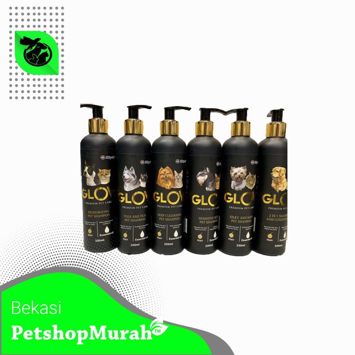 Glow Premium Pet Shampoo 300 ml for Dogs and Cats