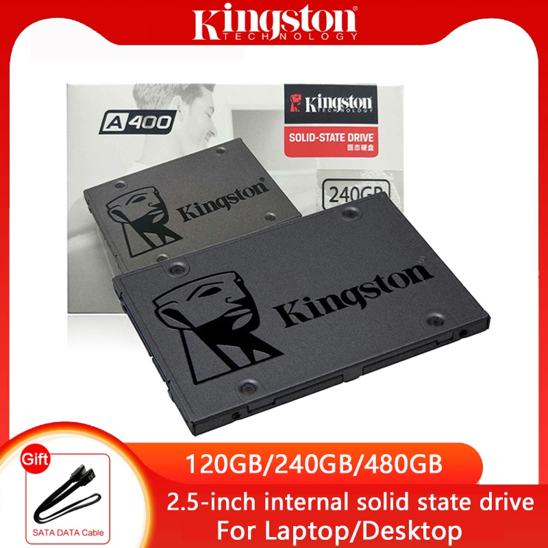 Kingston A400 Drive SATAIII Built-In 60GB 120GB 240GB 480GB 2.5 &quot;Untuk Komputer
