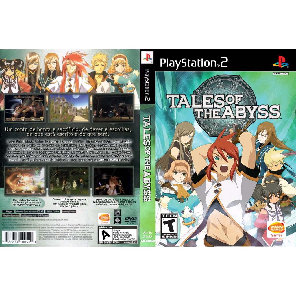 Kaset Ps2 Game Tales Of Abbys