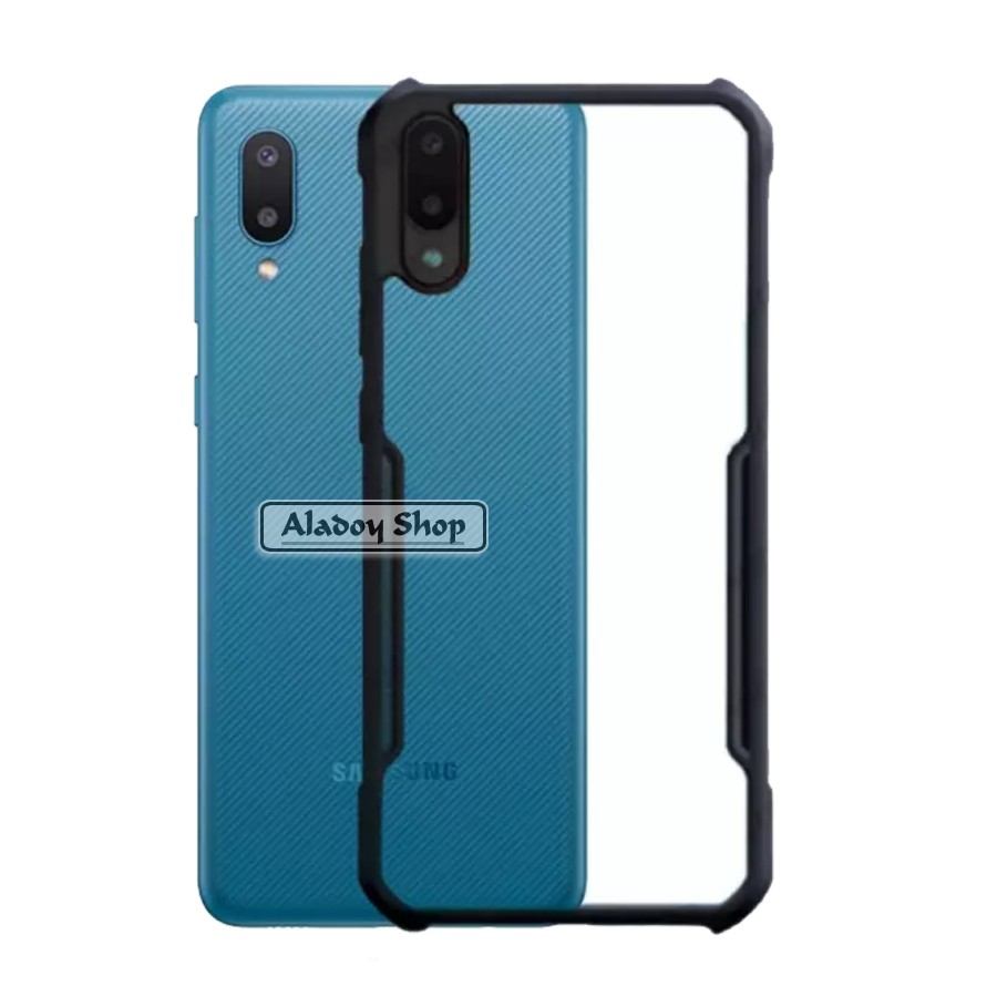 PAKET Case Samsung A02 2021 Soft Case Casing Free Tempered Glass Kaca Layar Samsung A02 Full Layar