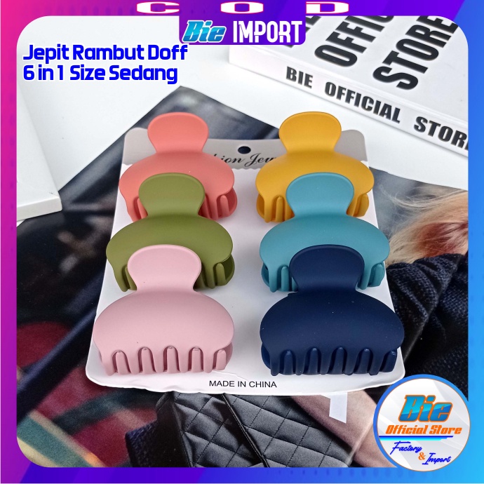 Jepit Salon Doff Premium Size Sedang Best Seller