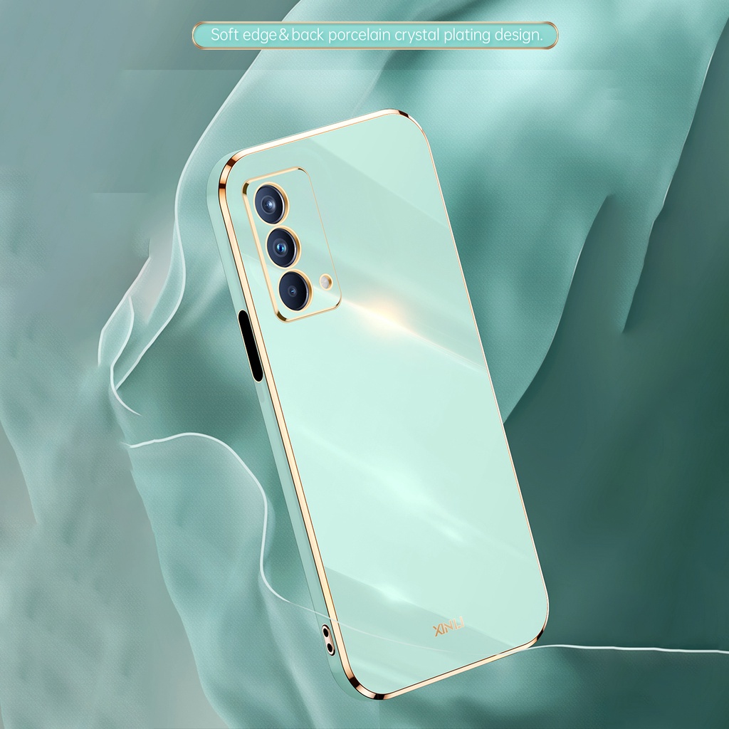 Casing Soft Case Silikon Plating Warna Polos Untuk OPPO Reno 6Z / 6 4G / 6 Pro / 5G / 5pro / 6 / 5F / 5 Lite