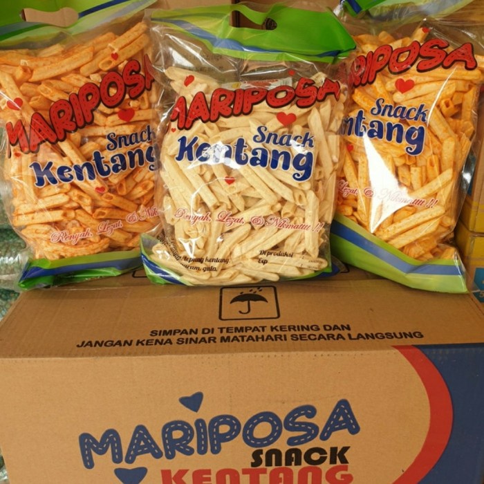 

PROMO!! SNACK KENTANG MARIPOSA 250gr