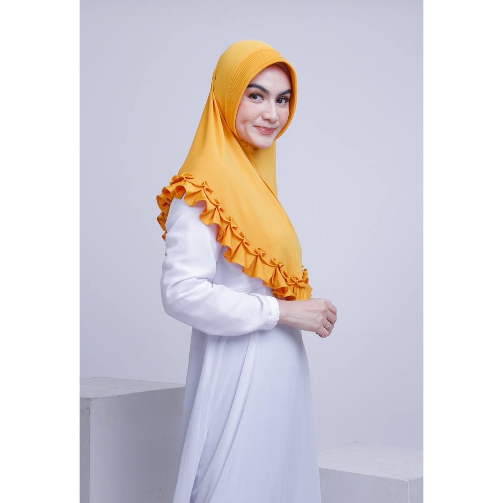 HIJAB INSTAN DEWASA ASHILA / JILBAB BERGO JERSEY TERBARU / JILBAB INSTAN POLOS PET / JILBAB LANGSUNG PAKAI