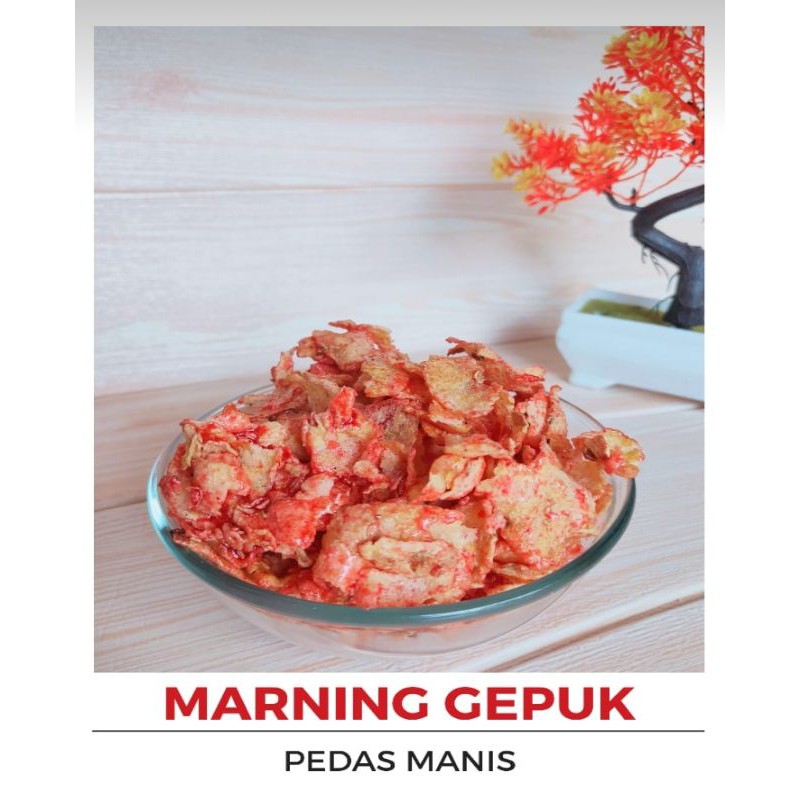 

Marning Gepuk Super gurih 250gr