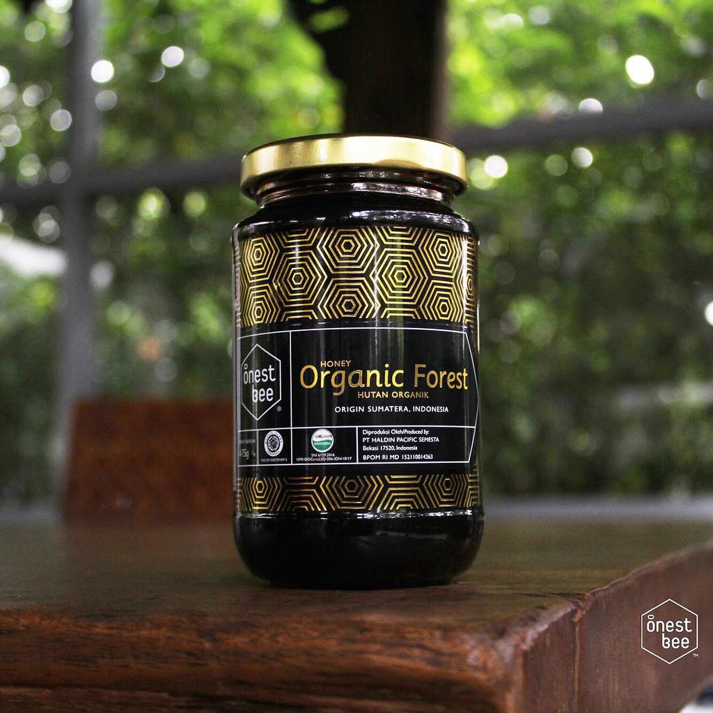 

Onestbee Organic Forest Honey 475gr. Madu Asli Hutan Liar Organik Mentah Murni. Raw & Natural