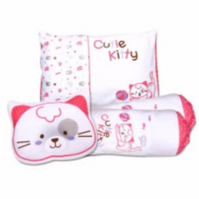 Baby Pillow Set Kiddy / Bantal Guling Bayi set 3 in 1