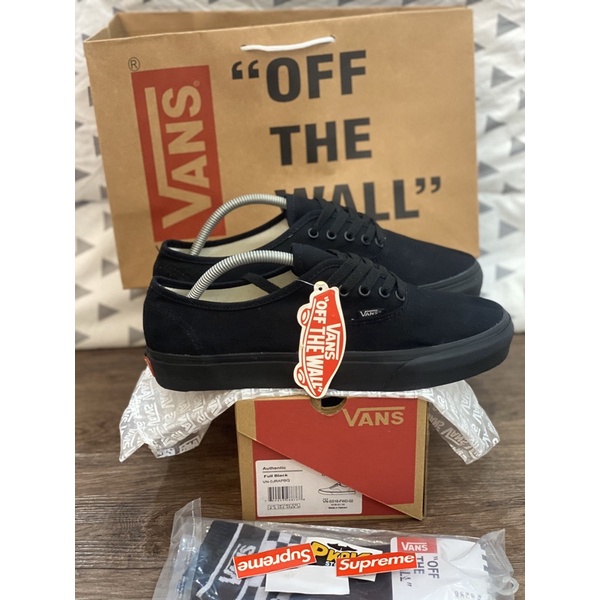 PROMO GOKIL VANSS AUTHENTIC ALLBLACK BNIB EVB