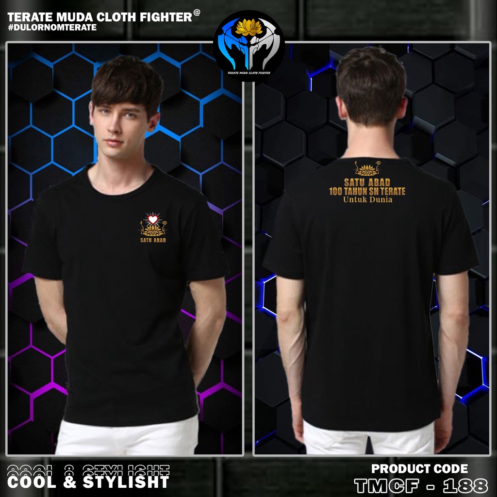 KAOS PSHT CULTURE BUNGA TERATE - LOTUS SYLE PRO EDITION (BISA COD) TERATE MUDA CLOTH FIGHTER 188