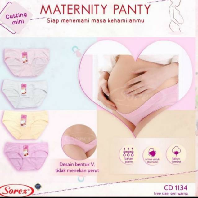 SOREX CD Hamil Maternity Panty Celana Dalam Hamil Low Waist