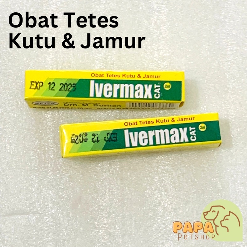 IVERMAX Cat Tetes Kutu dan Jamur untuk kucing