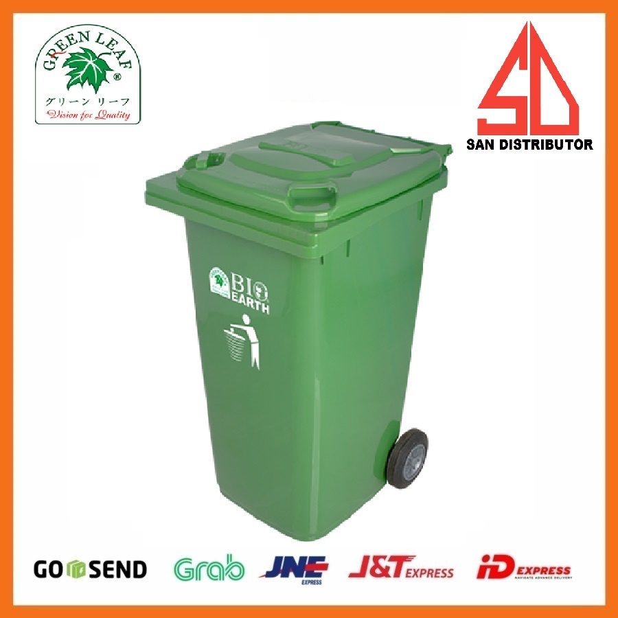 KOTAK SAMPAH 2024 BIO Dustbin 240L / Tempat Sampah GREENLEAF