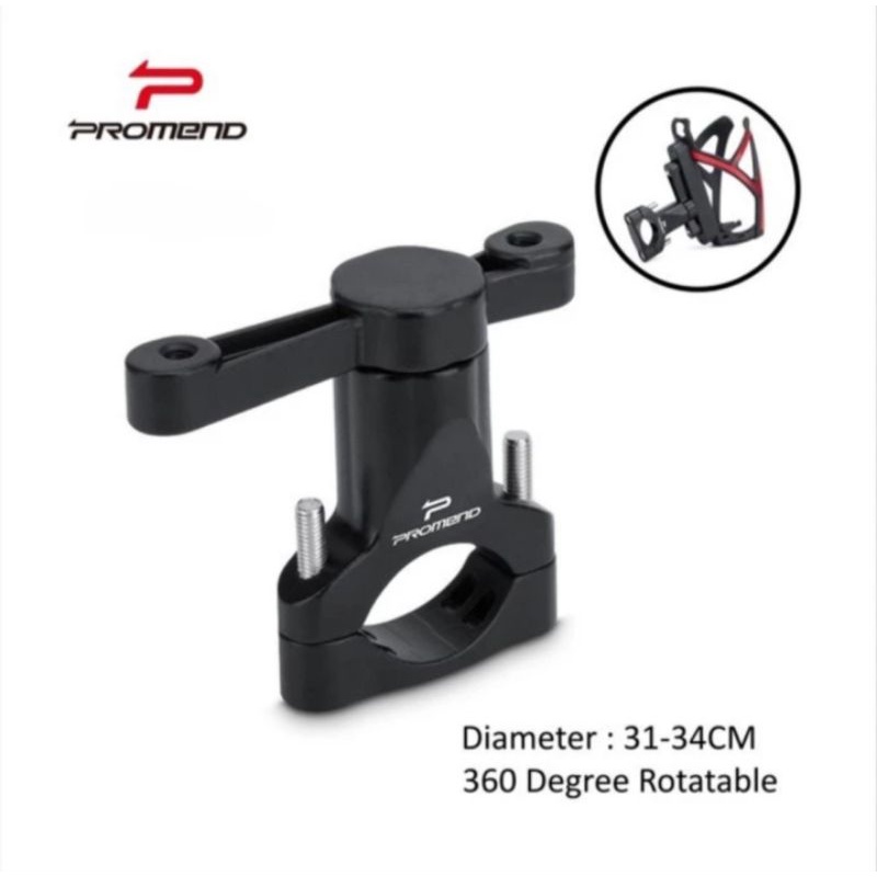 Promend FJJ280 Bracket Bottle Cage Adaptor Tempat Botol Minum Sepeda Dudukan Tempat Botol Minum Sepeda Motor