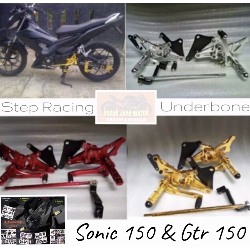 Underbone Sonic 150r &amp; Gtr 150r Model M-SATO + Breket PNPg