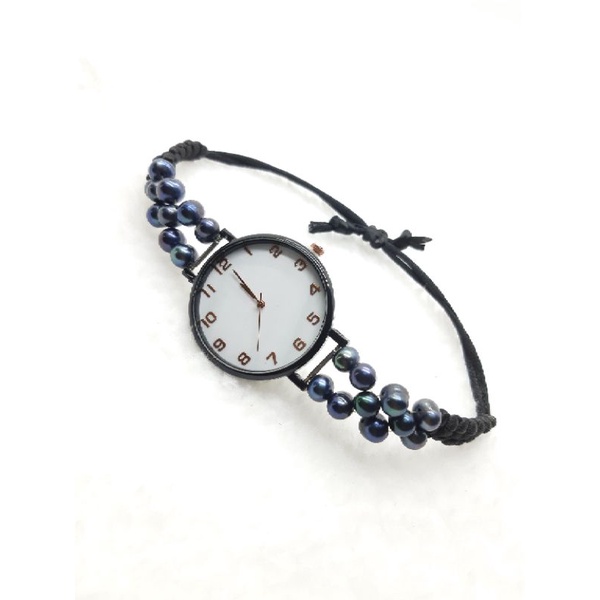 Jam Tangan Mutiara Lombok || Jam Tangan Mutiara Tawar || Bersertifikat