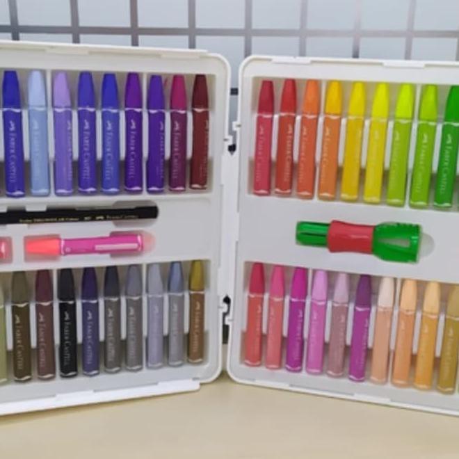 

Crayon / Hexagonal Oil Pastel Faber Castell Isi 72 Warna Best Seller