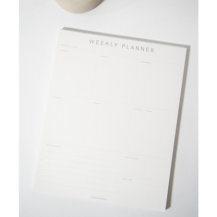 

Murah Weekly Plan Notepad Limited