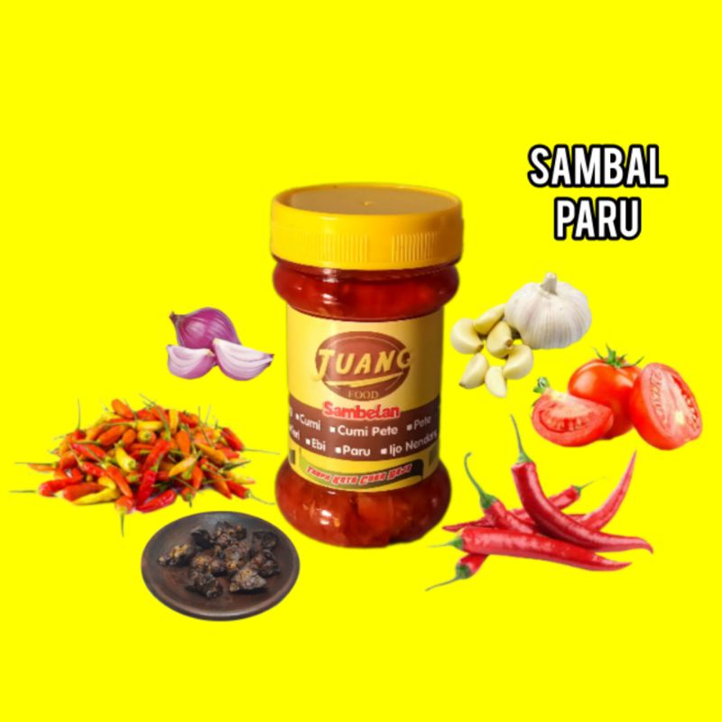 

Sambel Paru atau Paru Sapi, Sambal Kemasan.