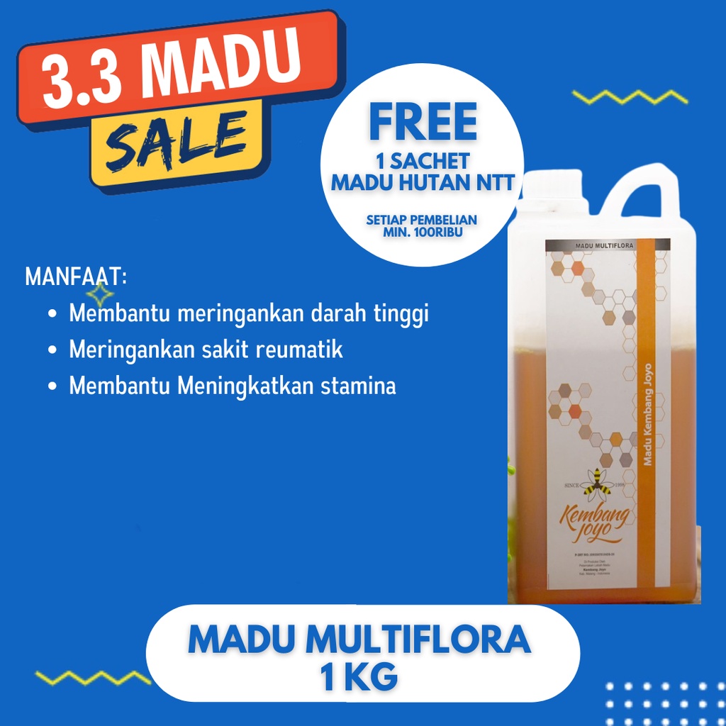 

Madu Kembang Joyo - Madu Multiflora 1kg