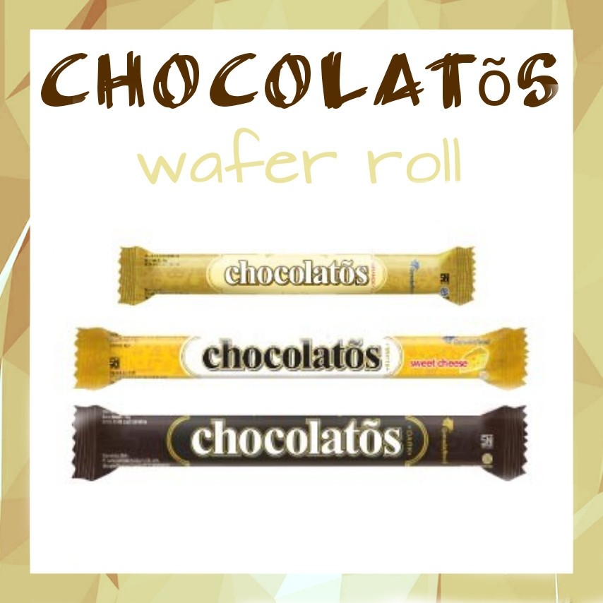 

《OS3》 Chocolatos Wafer Roll - coklat keju