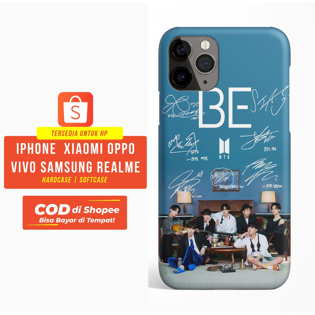 CASING HARDCASE SOFTCASE iPHONE/SAMSUNG/XIAOMI/VIVO/OPPO/REALME BTS BE