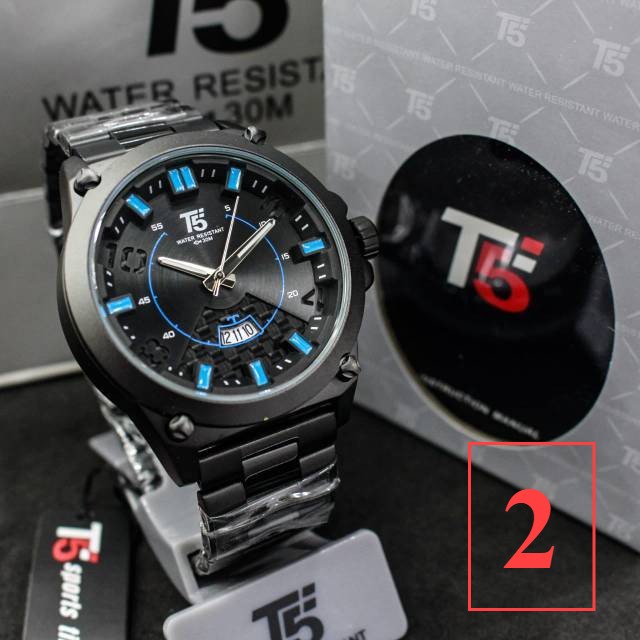 Jam Tangan Pria T5 H3557 T5 H 3557 original water resist bergaransi free box