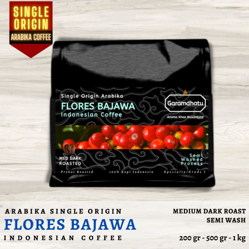 

Kopi Arabika Flores Bajawa - Garamdhatu Biji kopi Bubuk