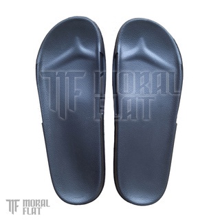Moral Flat Sandal Slop Casual-Galaxy Series-Full Color Slide Black-SOL TEBAL
