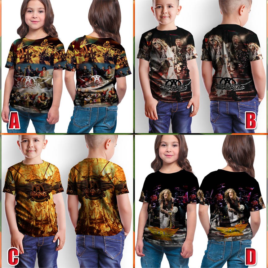 Aerosmith Band Tshirt Kids Kode Kaos 743410451254207 Aerosmith Rock Band Steven Tyler Kaos Anak