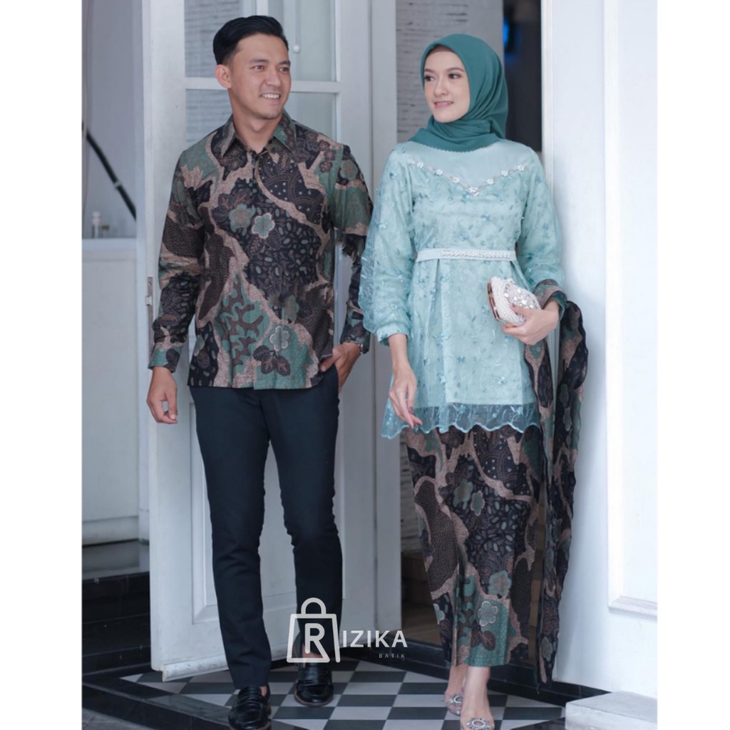 Kebaya Couple Modern Kebaya Wisuda Lamaran Baju Tunangan Batik Brukat Terbaru Baju Couple Pasangan Kondangan Terbaru 2022