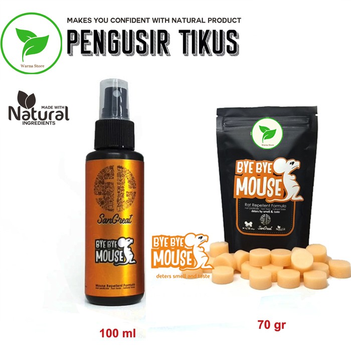 Paket Pengusir Tikus , Natural Rat Repellent Ekonomis