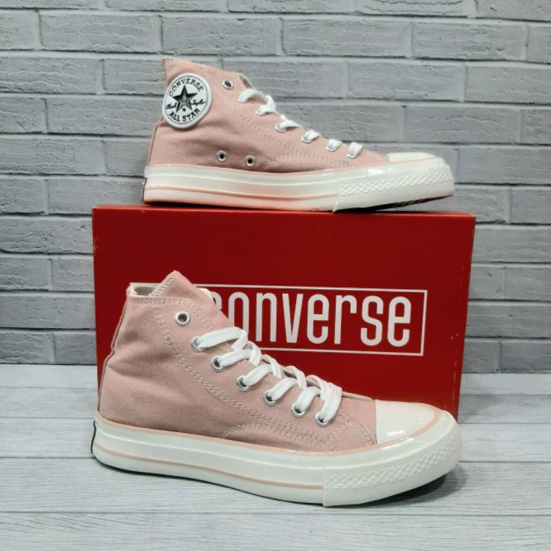 sepatu converse 70s high peach glossy sepatu converse original