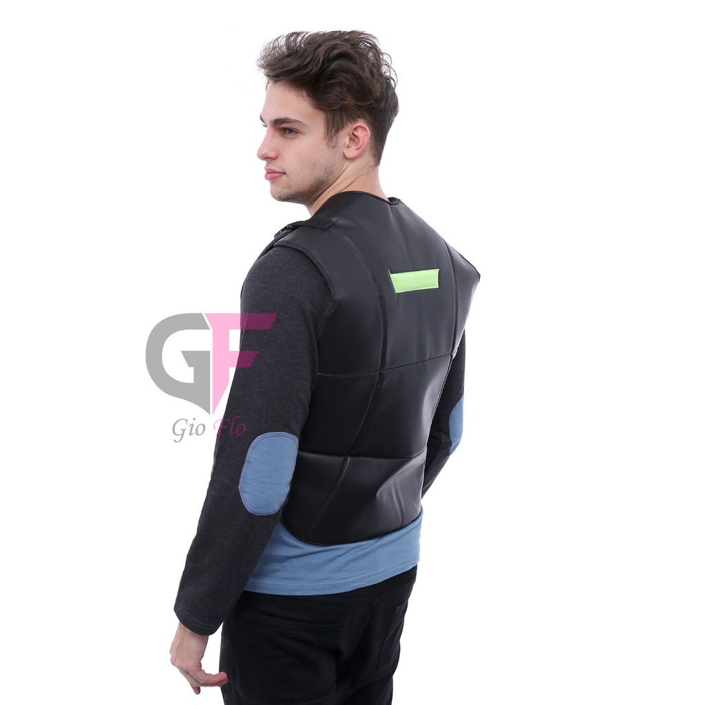 GIOFLO Rompi Motor Anti Angin Murah Keren Hitam / MTR 409