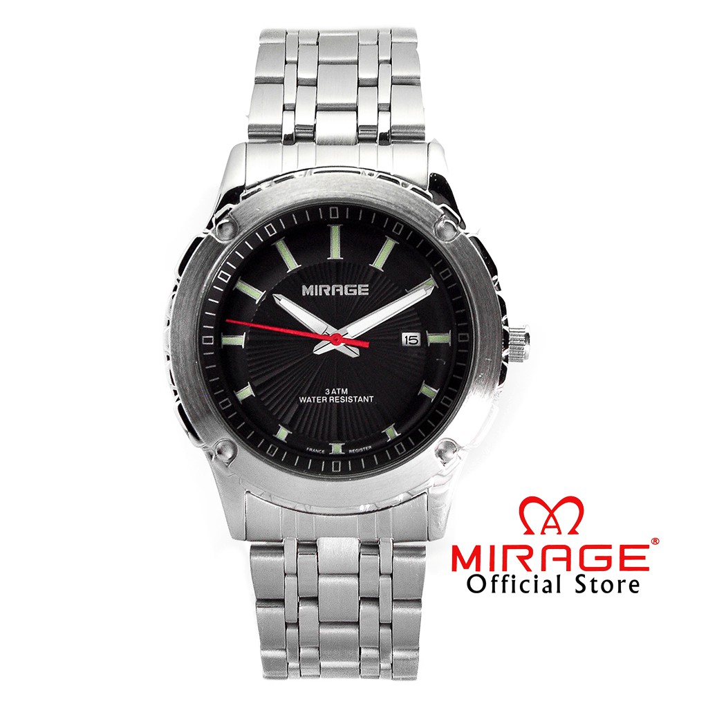 Jam Tangan Pria Sporty Mirage Silver 8604M pH Shopee Jam Tangan Pria Sporty Mirage Silver 8604M pH Shopee
