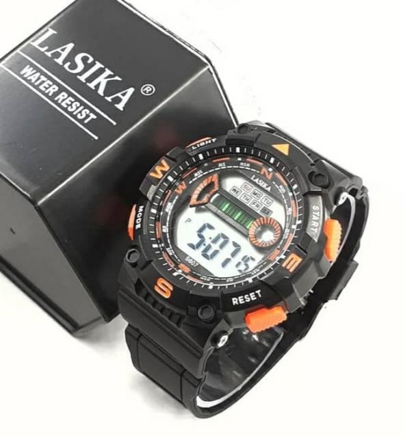 JAM TANGAN COWOK SPORTY ELEGANT LASIKA S607 BUMBLEBEE NEW LIMITED