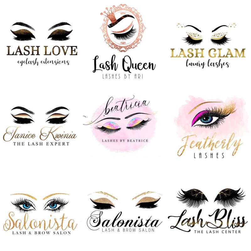 ARABELLA EYELASH 3 | JASA BIKIN DESIGN LOGO OLSHOP LOGO BISNIS TERMURAH