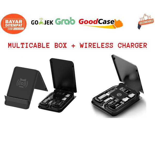 GoodCase - Kabel Data Set All In One Plus Wireless Charging Multicable Box Docking Charger