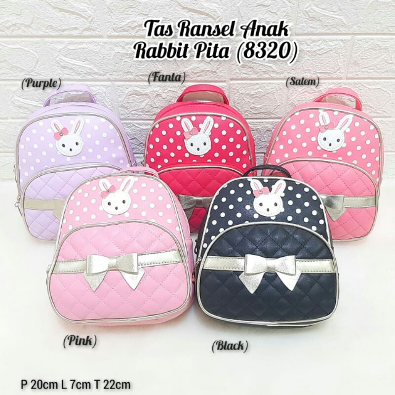 Tas Anak  Tas Ransel Anak Tas Anak Perempuan  Tas Anak Lucu Import Tas Rabbit