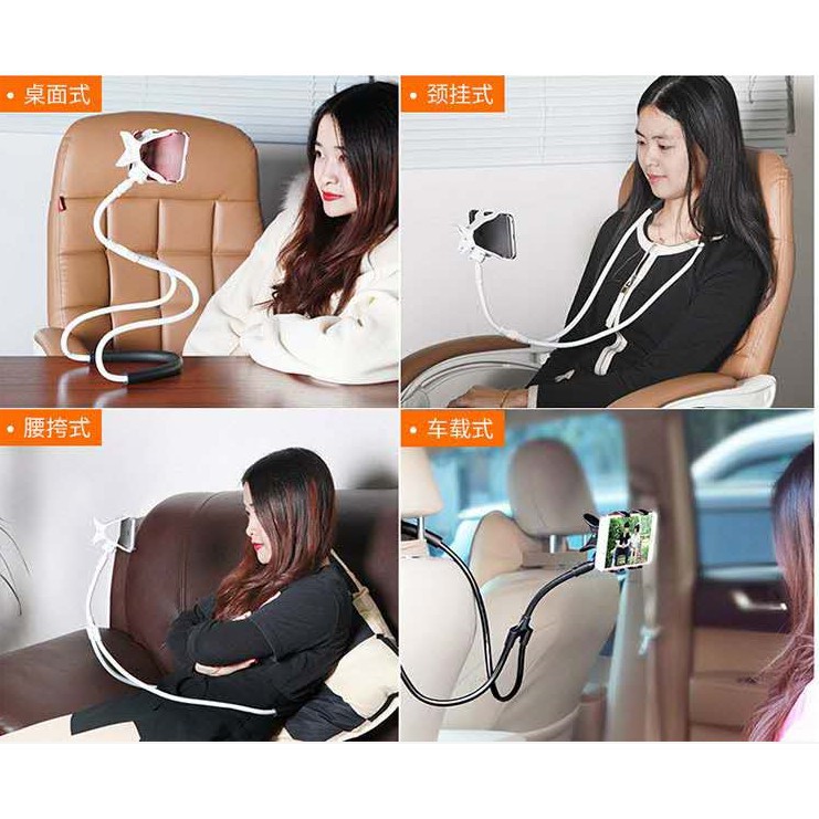 Grosir - 612 Lazy Pod Leher &amp; Pinggang/Lazy Pod Phone Holder/Holder HP Lazy Hanging Neck Cell Stand