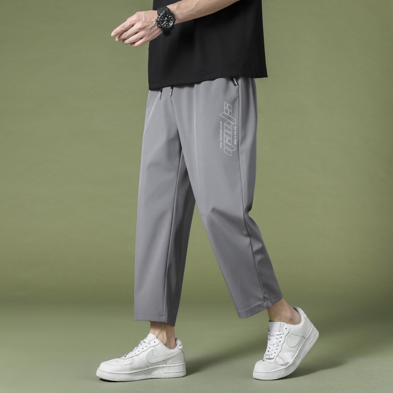 Celana Pria Tipis Kain Peregangan Celana Panjang Kasual Elastisitas Cepat Kering pants K8801