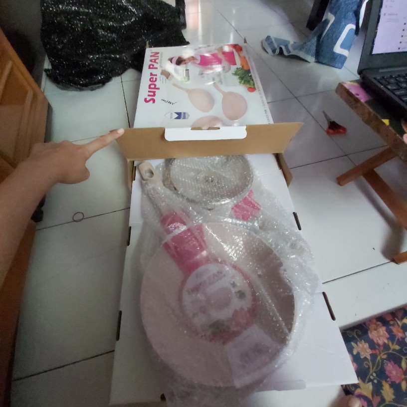 Bolde Super Pan 3 + 1 Pcs Beige Set