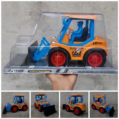 Mainan Mobil Truk Buldozer - Miniatur Truck Traktor Anak Edukasi murah